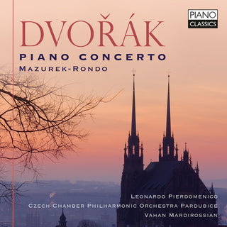 the album cover for Dvorak / Pierdomenico - Piano Concerto Mazurek Rondo