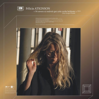 the album cover for Felicia Atkinson  / Chartier,Richard - Ni Envers Ni Endroit Que Cette Roche Brulante