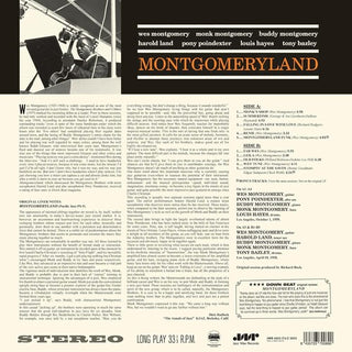 Wes Montgomery- Montgomeryland - Limited 180-Gram Vinyl with Bonus Tracks
