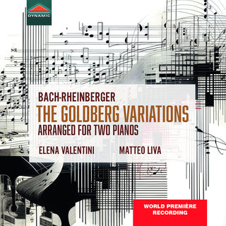 the album cover for Rheinberger / Bach / Valentini - Goldberg Variations