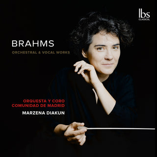 the album cover for Brahms / Rehlis / Canas - Orchestral & Vocal Works