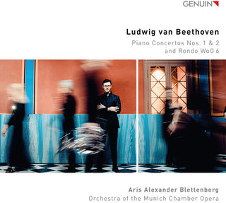 the album cover for L Beethoven .V. / Orchestra Of The Munich Chamber - Piano Concertos Nos. 1 & 2; Rondo, Woo 6