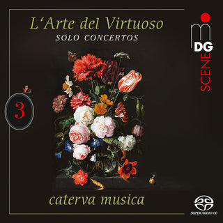the album cover for J Bach .S. / Benda / Caterva Musica - L Arte Del Virtuoso, Vol. 3 (Hybr)
