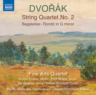 the album cover for Dvorak / Morooka / Fine Arts Quartet - String Quartet No. 2 B 17 Bagatelles Op. 47