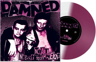 The Damned- Neat Neat Neat - Purple/white