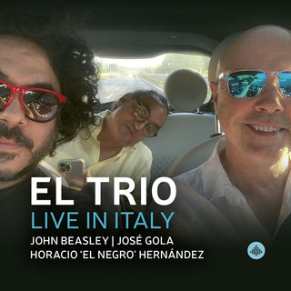 the album cover for John Beasley  / Hernandez , El Negro - El Trio - Live In Italy