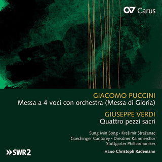 the album cover for Puccini / Verdi / Strazanac - Verdi Und Puccini