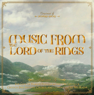 the album cover for City Of Prague Philharmonic Orchestra (Brwn) (Uk) - Lord Of The Rings Trilogy (Brwn) [Colored Vinyl] (Uk)