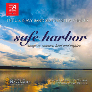 the album cover for Bloch / Byrd / U.S. Navy Band Sea Canters Chorus - Safe Harbor