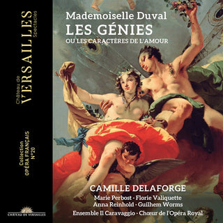 the album cover for Duval / Delaforge / Choeur De Lopera Royal - Les Genies Ou Les Caracteres De L'amour