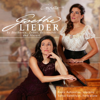 the album cover for L Beethoven .V. / Mozart / Gandilyan - Goethe-Lieder