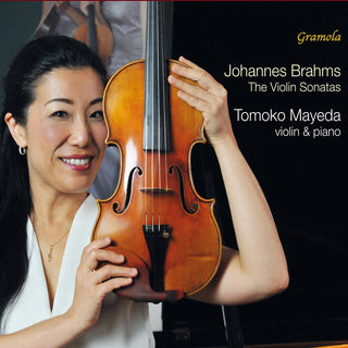 the album cover for Brahms / Mayeda - Violin Sonatas