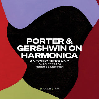 the album cover for Miles Davis  / Gershwin,George / Serrano,Antonio - Porter & Gershwin On Harmonica