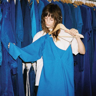 Faye Webster- Underdressed at the Symphony (Blue Chandelier Splatter LP) (Vinyl)