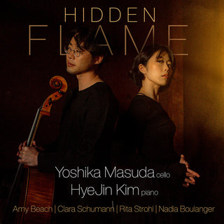 the album cover for Masuda / Kim - Hidden Flame