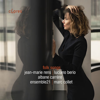 the album cover for Berio / Carrere / Ensemble21 - Folk Songs