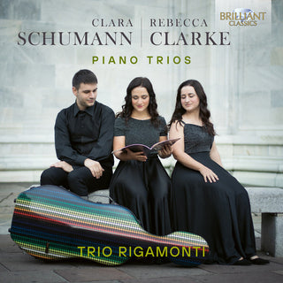 the album cover for Clarke / Schumann / Rigamonti - Piano Trios