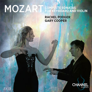 the album cover for Mozart / Cooper / Podger - Complete Sonatas for Keyboard & Violin
