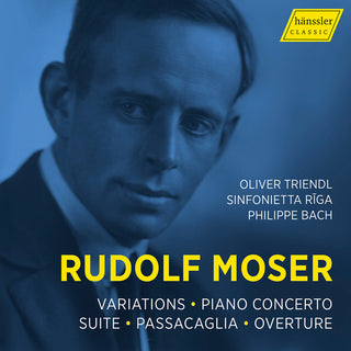 the album cover for Moser / Triendl / Sinfonietta Riga - Rudolf Moser