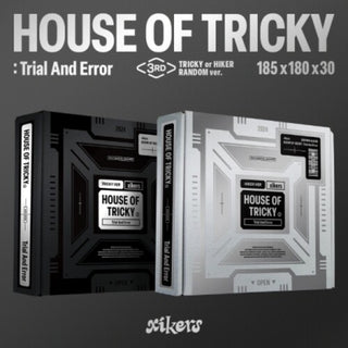 xikers- House Of Tricky : Trial And Error - incl. 120pg Photobook, Postcard, Capsule Envelope, Moving Photo, Film Strip, 2 Photocards + More