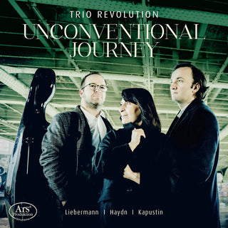 the album cover for Haydn / Kapustin / Trio Revolution - Unconventional Journey