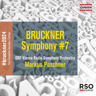 the album cover for Bruckner / Orf Vienna Radio Symphony Orchestra - Symphony No. 7