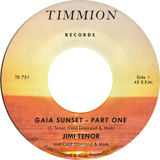 the album cover for Jimi Enor  & Cold Diamond & Mink - Gaia Sunset