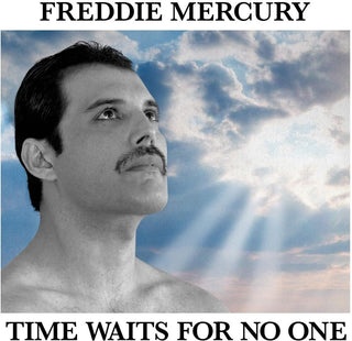 the album cover for Freddie Mercury - Time Waits For No One (Pict)