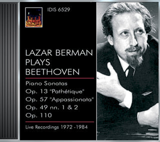 the album cover for Lazar Berman - Beethoven, L. Van: Piano Sonatas Nos. 8, 19, 23 And 31 (Berman) (1972-1984)