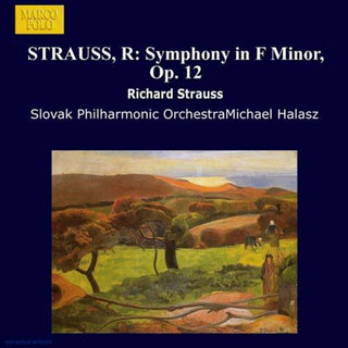 the album cover for R Strauss . - Symphony In F Minor