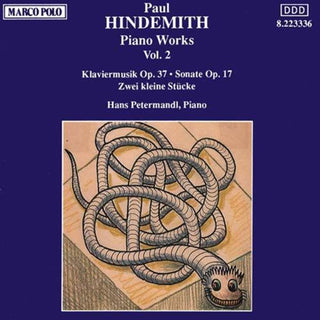 the album cover for Hindemith / Petermandl - Piano Works 2 / Klaviermusik
