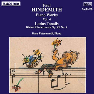 the album cover for Hindemith / Petermandl - Piano Works 4 / Ludus Tonalis