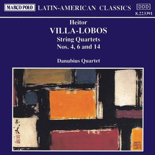 the album cover for Villa-Lobos / Danubius Quartet - String Quartets 3