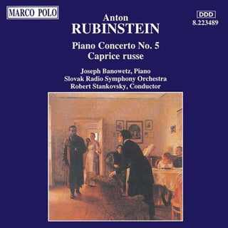 the album cover for Rubinstein / Banowetz / Stankovsky - Piano Concerto 5 / Caprice Russe