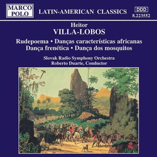 the album cover for Villa-Lobos / Duarte / Slovak Rso - Symphonic Dances