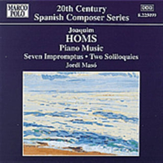 the album cover for Homs / Maso - Piano Music