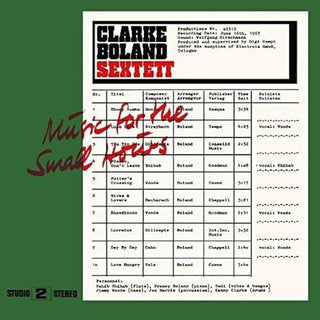 Clarke-Boland Sextett- Music For The Small Hours (PREORDER)