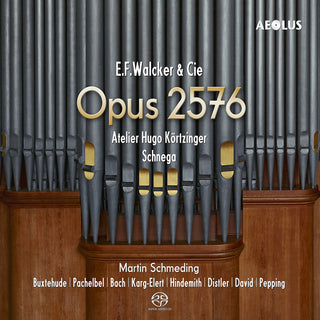 the album cover for J Bach .S. / Buxtehude / Schmeding - Opus 2576 (Hybr)