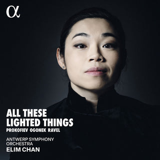 the album cover for Prokofiev / Ogonek / Antwerp Symphony Orchestra - All These Lighted Things