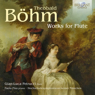the album cover for Bohm / Petrucci / Pisa - Works For Flute