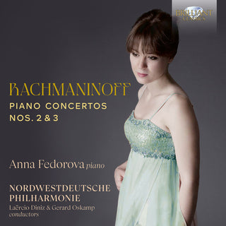 the album cover for Rachmaninoff / Nordwestdeutsche Philharmonie - Rapiano Concerto Nos. 2 & 3
