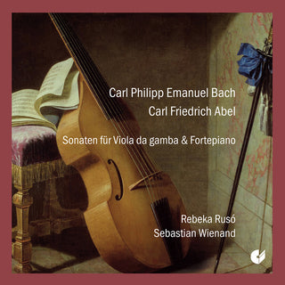the album cover for C Bach .P.E / Abel / Wienand - Abel & C.P.E. Bach: Gambensonaten