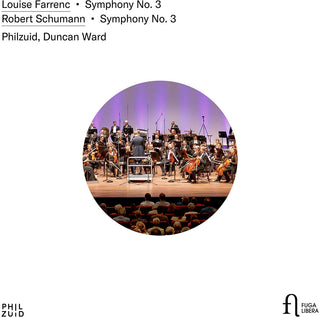 the album cover for Farrenc / Schumann / Ward - Symphony No. 3 Schumann: Symphony No. 3