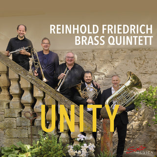 the album cover for Arnold / Ewald / Reinhold Friedrich Brass Quintett - Unity