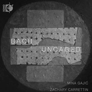 the album cover for J Bach .S. / Cage / Carrettin - Bach Uncaged