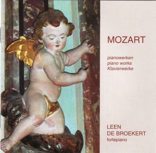 the album cover for Leen De Broekert - Mozart-Piano Works