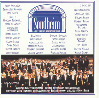 the album cover for Concert Cast of Sondheim: A Celebration at Carnegie Hall - Celebration At Carnegie Hall-C