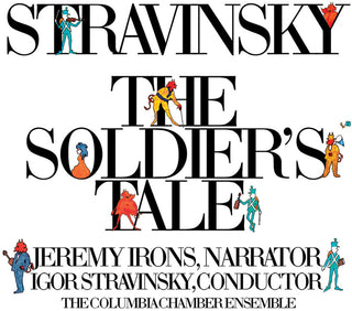 the album cover for I. STRAVINSKY - Soldier's Tale