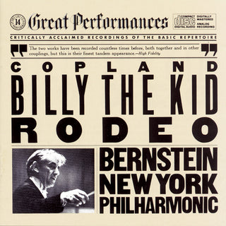the album cover for Leonard Bernstein - Four Dances From Rodio