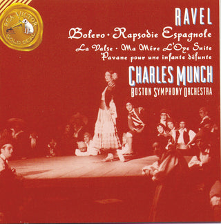 the album cover for CHARLES MUNCH - Bolero / La Valse / Mother Goose Suite